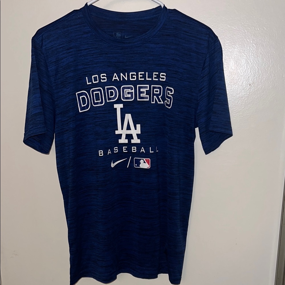 Nike Los Angeles Dodgers Men's Navy Blue Graphic Tee